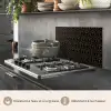 Zonnestraal - Zwart - Goud - Stippen keuken achterwand spatscherm klein 900 -usp_FR