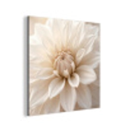 Bloem - Dahlia - Wit aluminium wit klein -3d