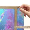 Zeemeerminnenstaart - Koraal - Water Light Box met batterij (Wandlamp kind) middel -USP_websiteprintNL