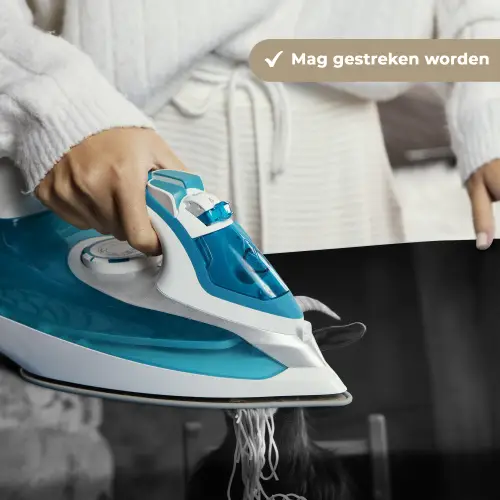 Geit - Bord - Spaghetti - Zwart Wit Wandkleed katoen klein -sfeer9
