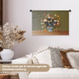 Bloem - Quote - Vintage - Art Wandkleed katoen klein -tsfeer1_DE