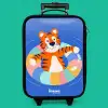 Tijger - Zwemband - Water Kinderkoffer - Zwart klein -zzz_website3d_nbs