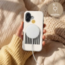 Minimalistisch - Zwarte boog - Gouden cirkel Toughcase MagSafe Apple iPhone 17 klein -USP_MagsafeV