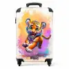 Tommy tijger NBS - Handbagage koffer - Unisex middel -productfoto_recht