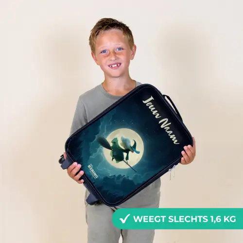 Nachtelijke Vlucht over het Woud Kinderkoffer - Zwart klein -sfeer4_NL