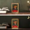 Vrouw - Vruchten - Papaja - Ananas Light Box met kabel (Tafellamp) klein -sfeer3