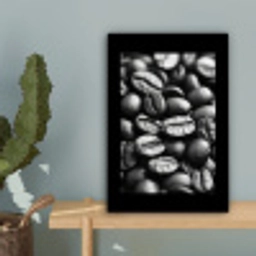 Koffiebonen - Zwart - Vintage canvas 2cm klein -sfeer4