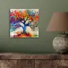 Levensboom - Natuur - Kleurrijk - Boom aluminium wit klein -sfeer2