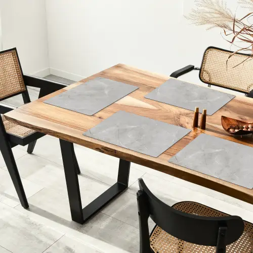 Grijs - Beton - Industrieel Placemat vinyl groot -zzsfeer4_Kitchenyeah-website