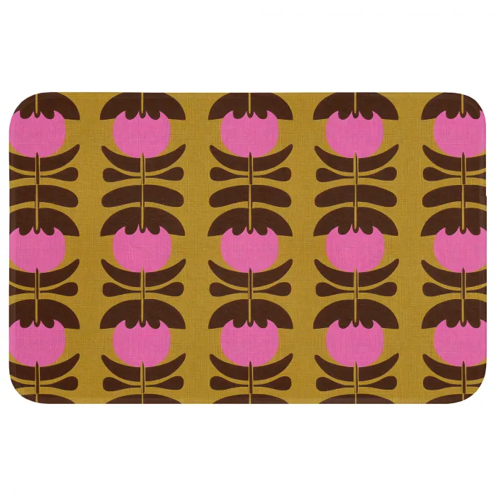 Abstract - Bloemen - Roze Badmat klein 997 -3d