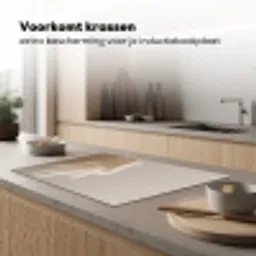Zachte Fluistering van Pampasgras Inductie beschermer vinyl 3mm klein -sfeer1