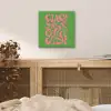Abstract - Roze - Ciao - Vormen aluminium wit klein -sfeer3