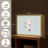 Dolfijn - Zeewier - Grijs Light Box met batterij (Wandlamp kind) middel -USP_websiteoverzichtNL