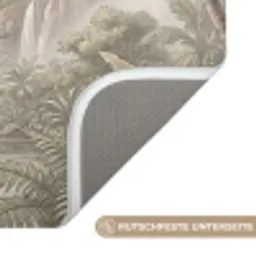 Jungle - Watervallen - Tropisch - Illustratie Badmat klein -USP_AntislipDE