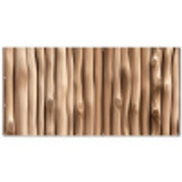 Hout - Stam - Lichtbruin Balkonbeschermer Duitsland klein -zz_3d