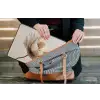 Bloem - Beige - Crème laptophoes neopreen klein -tas