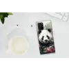 Panda - Wilde dieren - Bloemen - Natuur Telefoonhoesje Samsung Galaxy S10 Lite klein -oordopS10Lite