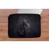 Portret - Paard - Donker laptophoes neopreen klein -tafel