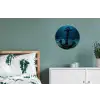 Anker - Ijzer - Zeebodem - Zand Wandcirkel aluminium klein -slaapkamer