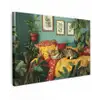 Kat - Planten - Groen canvas 2cm klein -z3d
