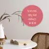 BBQ - Quote - Roze - Zomer Wandcirkel plexiglas klein -sfeer4