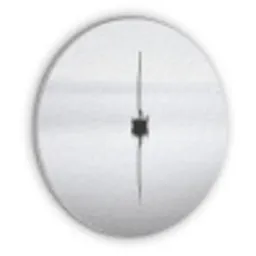 Zeilboot - Zwart - Water - Silhouet Akoestische PET Vilt - Rond klein -3d