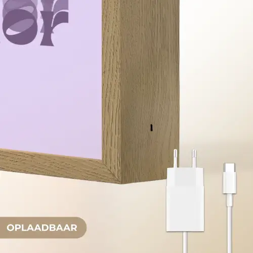 Mucho amor - Paars - Gelaagde letters Light Box met batterij (Wandlamp) middel -USP_websiteoplaadbaarNL