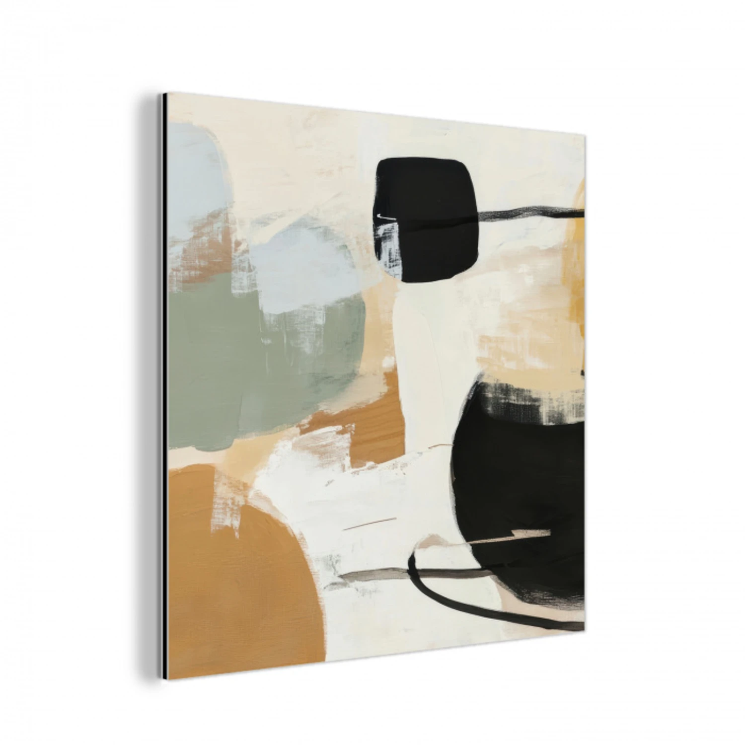 Paint - Abstract - Kleuren aluminium wit klein -3d