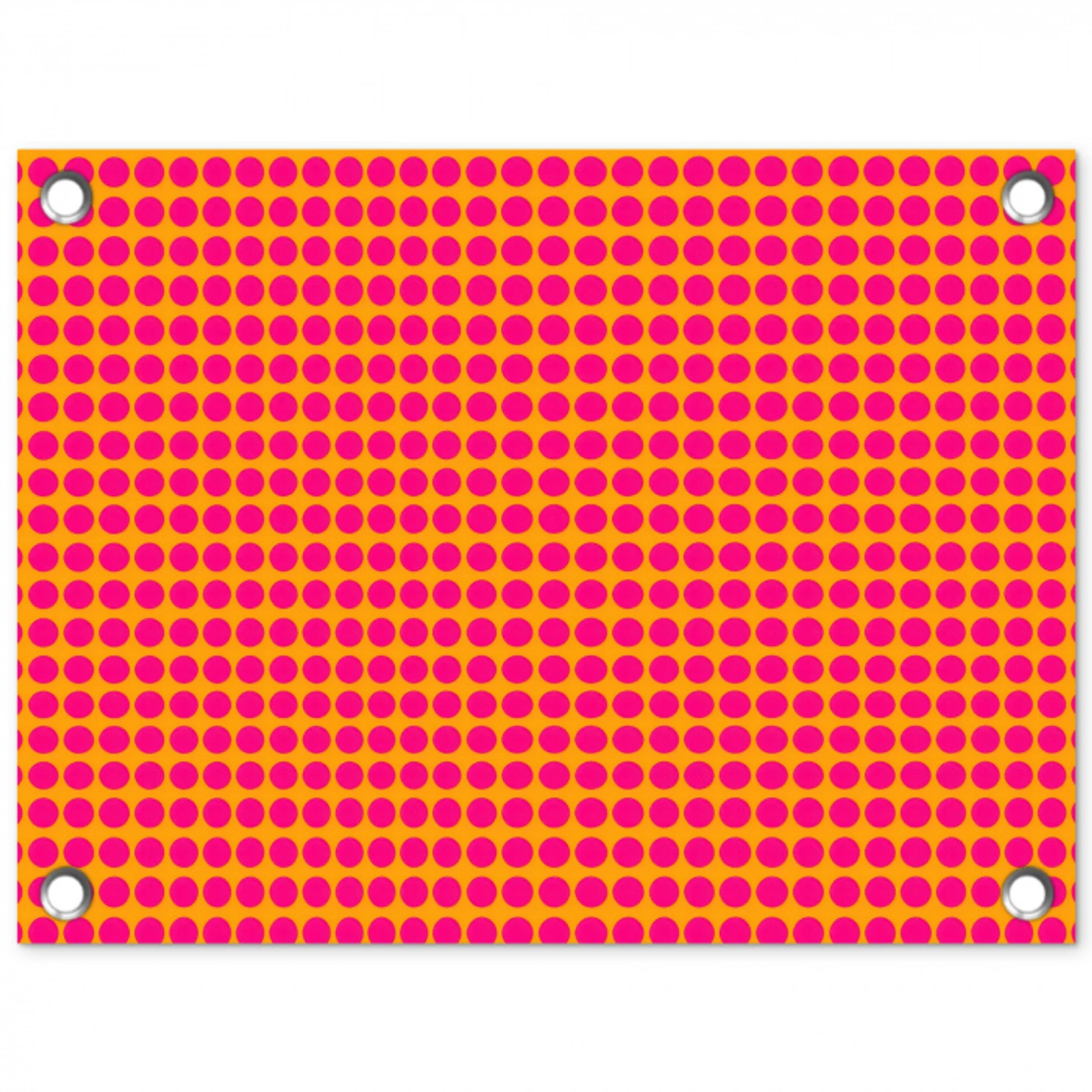 Stippen - Patroon - Oranje tuinposter los doek klein 239 -3d