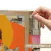 Vrouw - Bril - Strik - Retro Light Box met batterij (Wandlamp) middel -USP_websiteprintNL