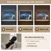 Auto - Blauw - Jongens - Kind Light Box met batterij (Wandlamp kind) middel -USP_lichtkleurNL