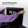 Zwart - Quote - Bon appétit Inductie beschemer met haakjes klein -ky-ophangen-nl