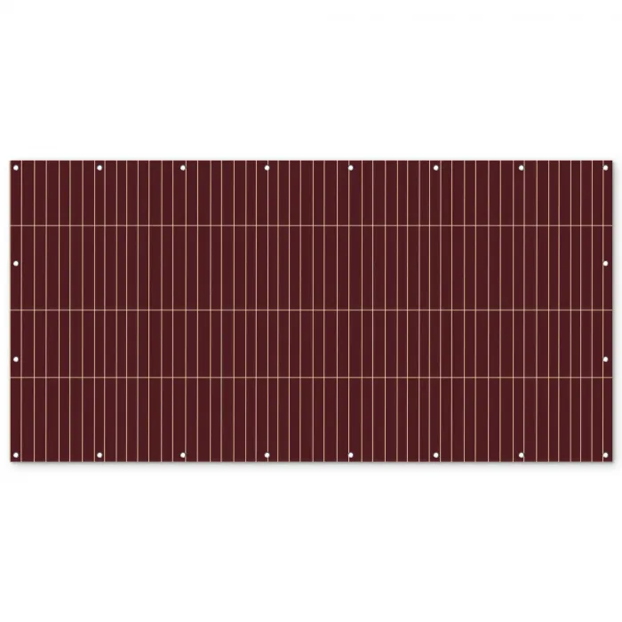Lijnen - Patroon - Bordeaux Balkonbeschermer Duitsland klein 596 -zz_3d