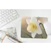 Narcis - Bloem - Minimalistisch muismat rubber klein -witbureau