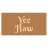 Yee haw - Bruin - Minimalistisch Muismat XXL klein -3d_leeg