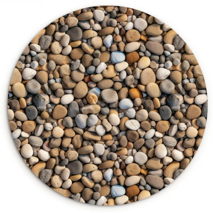 Licht - Stenen - Rust Wandcirkel kunststof plaat 5mm dik klein 188 -3d