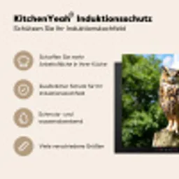 Uil - Boomstronk - Bos - Lucht Inductie beschermer vinyl 3mm middel -tsfeer2_DE