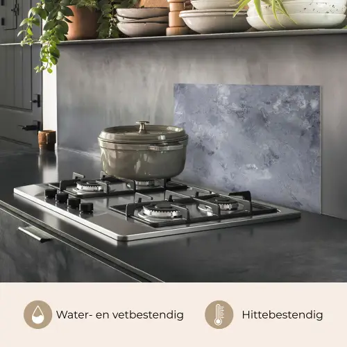 Leisteen - Beton - Retro - Structuren - Grijs - Rustiek keuken achterwand spatscherm klein -usp_NL