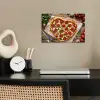 Pizza - Hart - Pepperoni - Tomaat poster papier klein -sfeer1