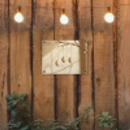 Beige - Paastak - Eieren tuinposter los doek klein -sfeer1