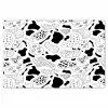 Abstract - Zwart - Wit - Diversiteit Placemat vinyl groot 368 -zzsfeer1_Kitchenyeah-website