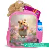 Hamster - Bloem - Natuur - Dier Kinderrugzak - Roze middel -inhoud_NL