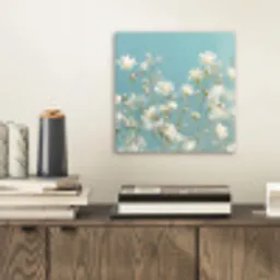 Stengels - Bloemen - Lucht - Wit aluminium wit klein -sfeer1