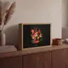 Boeket - Bloemen - Exotisch Light Box met batterij (Wandlamp) middel -sfeer2