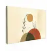 Planten - Abstract - Vormen Tuinposter op houten frame 2 cm dik klein -3d