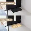 Hartjes - Katten - Strepen - Beige Deurmat klein 898 -voor-na_NL