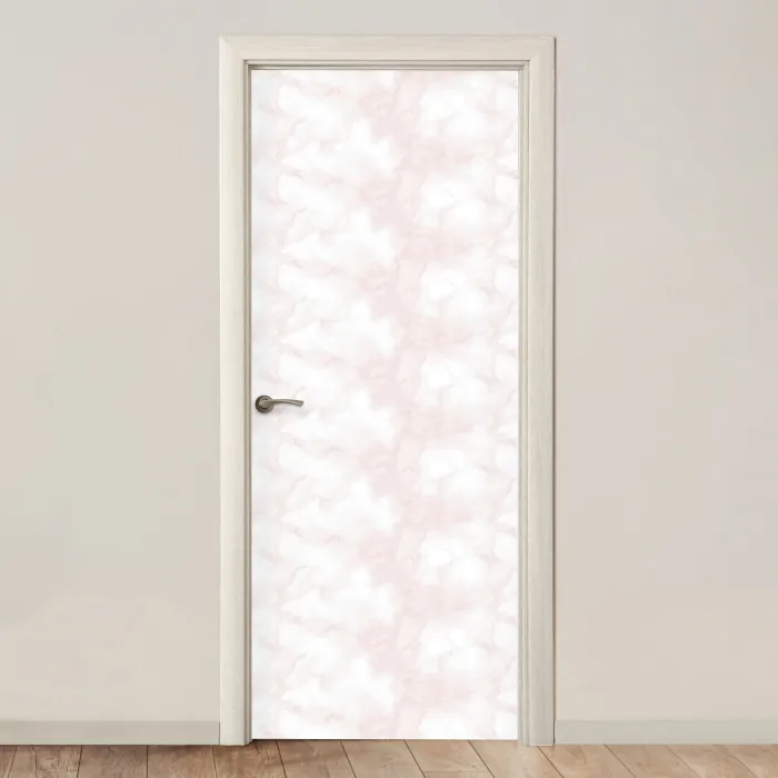 Wolkenstructuur - Roze - Marmer deurposter klein 289 -3d_beige