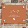 Terracotta - Sierlijk Naambord Rechthoek middel -sfeer3