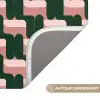 Vlechtpatroon - Groen - Roze - Geometrisch Badmat klein 997 -USP_AntislipNL
