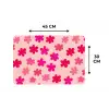 Bloemen - Patroon - Roze Placemat vinyl groot -specs
